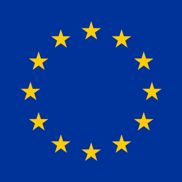 Drapeau Europe pour les normes de réglementation cosmétique européenne